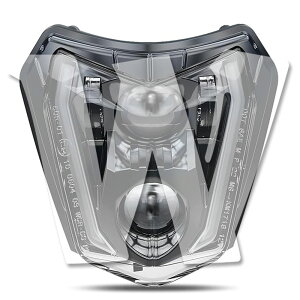 KTM ATV TC FE TE EXC XCW SXF SX 125 250 300 350 450 500 530 SMC R 690 Supermoto 2017-2023�N�� LED �w�b�h���C�g �A�Z���u���[ �n�C�E���[�r�[���E�f�B���C�g Hi.LOW.DRL E�}�[�N�F�� DOT�F�� �_�[�g�o�C�N �I�[�g�o�C 
