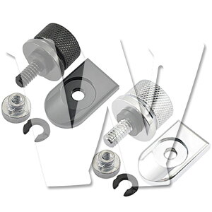 ハーレー ツーリング ソフテイル ダイナ スポーツスター XL883 1996-2023 シート ボルト マウント ネジ キャップ カラー選択可能!! オートバイ バイク 予備品 パーツ 汎用 社外品 新品