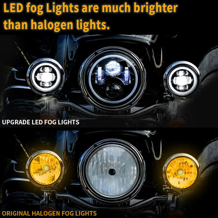 楽天市場】新発売!! ハーレー ダビッドソン 4.5インチ LED 