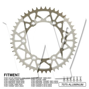 48T ���A �X�v���P�b�g ���}�n YZ125 WR250F TTR230 WR250R WR250X YZ250 YZ250F WR400F YZ400F WR426F WR450F YZ250FX YZ450FX �V���o�[ CNC �I�[�g�o�C �p�[�c