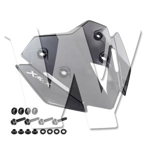 �y���}�n XMAX125 XMAX250 XMAX300�z �E�C���h�V�[���h ���h �t�����g�X�N���[�� �f�t���N�^�[ 2023-2025�N���f�� �����݊� �O���[