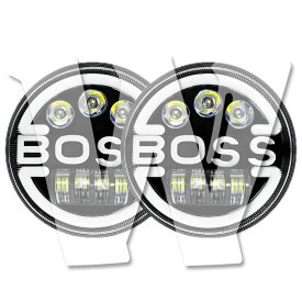 7インチ LED ヘッドライト ハイ/ロー/ディライト切替式 Hi.Low.DRLタイプ 6500K ホワイト ウインカー アンバー ジープ ラングラー JK スズキ ジムニー LJ CJ TJ Land Rover ハマー H1 H2 トヨタ 日産 ホンダ 三菱 MINI H4~H13変換コネクタ 車検対応 2個