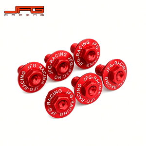 �y�A���~���zCR125R 1997-2007 / CRF250R 2004-2020 / CRF450R 2002-2020 �� ��p �t�F���_�[�{���g ���b�h 6���� �X�N�����[ �h���X�A�b�v