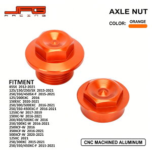 �yKTM��p�z�t�����g�A�N�X���i�b�g 2�Z�b�g CNC�A���~�� �O�֎��i�b�g �K���F85SX 2012-2021 / 125-450 SX/XC/EXC 2015-2021 �I�����W �y��30g