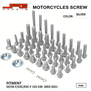 �yKTM�p �S�ԃ{���g�L�b�g�z125-530 SX/SX-F/EXC/EXC-F 2003-2021 �Ή� �J�X�^���E��C�p �I�t���[�h �{���g�Z�b�g