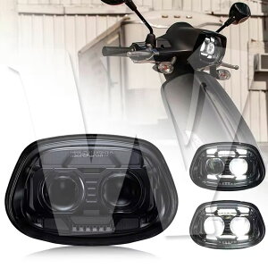 Vespa Sprint 150 ��p LED�w�b�h���C�g 2017-2025�Ή� DRL/���[�r�[��/�n�C�r�[�� ���� EMC �L�����o�X�Ή� �h�� �܂�h�~�x���g�o���u�t��