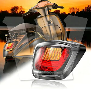 �yVespa Sprint 150��p�z 2017-2025�N���f���Ή� �u���[�L/�e�[��/�|�W�V���� LED���A�����v ABS�� ���������^�C�v �ϋv�����Q