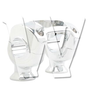 ハーレー ダビッドソン ソフテイル ツーリング ダイナ FXBB FXDR FXDF FXBR FXSB 114 FXBRS FLFB FXLR FLTRU FLHRXS 1.25インチ ハンドルバー ライザー ハンドルバー クランプ 固定用 クローム シルバー CNC アル