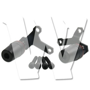 ヤマハ YAMAHA XJ6 XJ6N フレームスライダー クラッシュガード エンジンガード プロテクター 落下保護 車体保護 左右セット ボルトなど付属 バイク パーツ カスタム