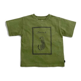 アーチアンドライン ARCH＆LINE OG GD COTTON CHEETAH TEE M-L(115-135cm) AL231318 子供 Tシャツ 半袖 ブランド おしゃれ キッズ