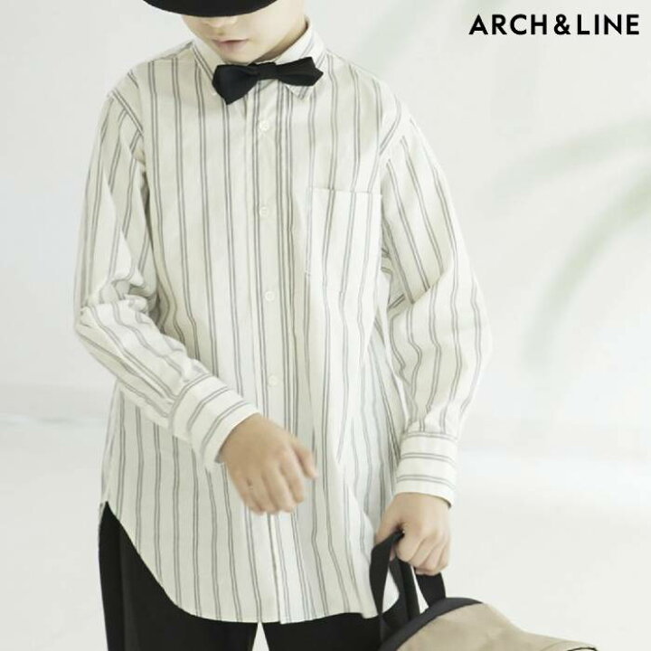 楽天市場】アーチアンドライン ARCH＆LINE COTTON STRIPE SHIRT  