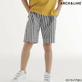 アーチアンドライン ARCH&LINE FINE STRIPE WIDE SHORTS [ AL911421 ] 高密度ダンガリーワイドショーツ S(100-110)-XL(135-145) 半ズボン パンツ ブランド 男の子 女の子 子供服