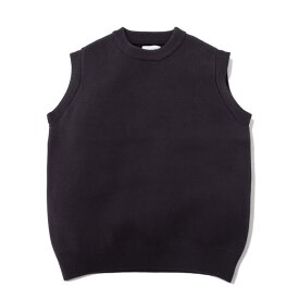 アーチアンドライン ARCH＆LINE COTTON KNIT VEST AL212203 黒／M(115-125) キッズ ジュニア ベスト