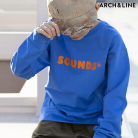 アーチアンドライン ARCH＆LINE OG CLEAR COTTON SOUNDS TEE AL232301 M-1(115-155cm) キッズ ジュニア Tシャツ 長袖 ロンT【寄付】