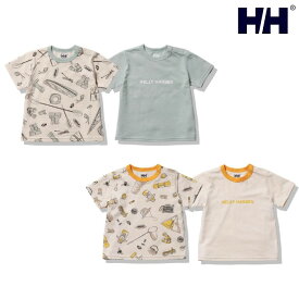 【20%OFF】ヘリーハンセン HELLY.HANSEN Tシャツ キッズ マイファーストHHアウトドアプリントティーセット HB62324 80 90cm 子供 半袖 正規 セール【藤崎】