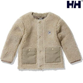 ヘリーハンセン HELLY.HANSEN キッズ ファイバーパイルサーモカーディガン HJ52253 OM／1アウター ジャケット フリース 子供 新作 100 110 120 130cm【藤崎】