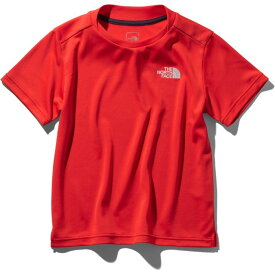 ザ・ノース・フェイス Tシャツ キッズ ショートスリーブ サンライズティー S/S Sunrise Tee ジューシーレッド NTJ11915 110cm THE NORTH FACE ノースフェイス 半袖【藤崎J】