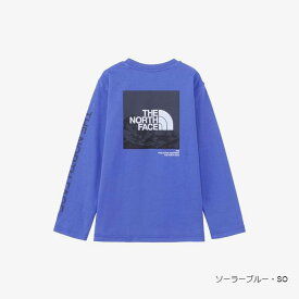 ザ・ノース・フェイス ノースフェイス Tシャツ ロングスリーブスリーブグラフィックティー NTJ32334 100-150cm キッズ 長袖 ロンT 子供 国内正規 2024春夏【本店／藤崎】