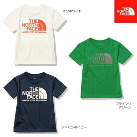 ザ・ノース・フェイス Tシャツ キッズ ショートスリーブ TNFバグフリーグラフィックロゴティー S/S TNF Bug Free Graphic Tee (PR/OW) NTJ32346 100-150cm THE NORTH FACE ノースフェイス 半袖【藤崎】