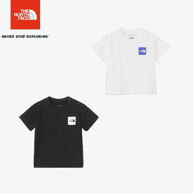 ノースフェイス Tシャツ ザ・ノース・フェイス ショートスリーブスモールスクエアロゴティー NTB32358 80-90cm ベビー 半袖 子供 国内正規 2024春夏【本店／藤崎】