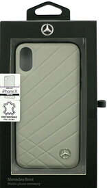 メルセデス・ベンツ iPhone X iPhone XS ケース 本革+TPU 背面 カバー アイフォン iPhoneX