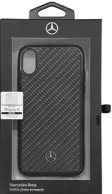 メルセデス・ベンツ iPhone X iPhone XS ケース カーボン+TPU 背面 カバー アイフォン iPhoneX