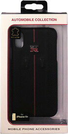 日産GT-R iPhone XR ケース 本革 背面 カバー アイフォン iPhoneXR