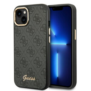 iPhone14 Plus P[X GUESS CZX ubN ϏՌ wʃP[X Jo[ uh S iPhone 14 Plus ACtH