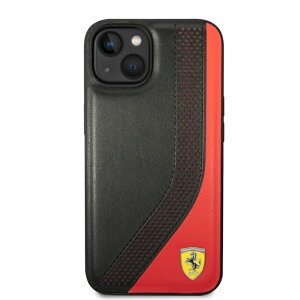 iPhone14 Plus �P�[�X �t�F���[�� �������C�Z���X ���b�h �u���b�N �w�ʃP�[�X �J�o�[ �ϏՌ� �u�����h �� FERRARI iPhone 14 Plus �A�C�t�H��