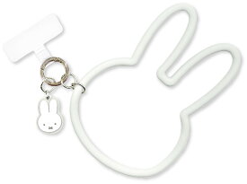 ミッフィー ストラップ スマホ ハンドストラップ キーホルダー 顔 フェイス シリコン ブレスレット 落下防止 キャラクター グッズ シルエット 携帯 スマホ ストラップ アクセサリー チャーム カラビナ リング スマホリング iPhone android アイフォン アンドロイド MF-457