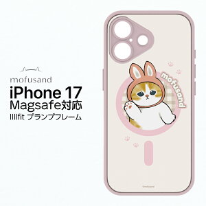 iPhone17 P[X tTh mofusand  CZX 킢 ɂ LINEX^v LN^[ MagSafeΉ }OZ[t [d }bg NA TPU vvt[ wh~ ϏՌ ی Jo