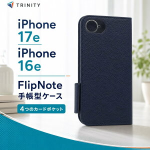 iPhone17e iPhone16e �P�[�X �蒠�^ �l�C�r�[ �ϏՌ� �X�^���h �J�[�h���[ Simplism FlipNote �X�g���b�v�z�[�� ���U�[�� �g���j�e�B �X�}�z�P�[�X �ی�J�o�[ TR-IP25S-FN-SHNV ���K�i �g�уP�[�X �@���p 