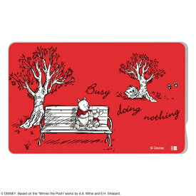 ICカードステッカー ICカード ステッカー シール 交通 電車 バス suica pasmo icoca manaca 貼る プーと大人になった僕 キャラクター かわいい 可愛い