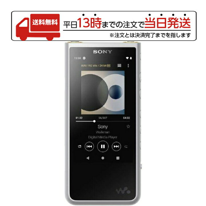 楽天市場】SONY ソニー ウォークマン NW-ZX507 (S) 64GB ZXシリーズ 