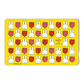 ICカードステッカー ミッフィー ICカード ステッカー シール 交通 電車 バス suica pasmo icoca manaca 貼る イエロー キャラクター かわいい 可愛い