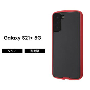Galaxy S21 �P�[�X �w�ʃN���A �ϏՌ� �N���A ���b�h �� red GalaxyS21 au SCG10 �M�����N�V�[ �G�X�g�D�G���e�B�[�����v���X TPU �n�[�h �\�t�g �n�C�u���b�h �X�g���b�v�z�[�� 2H �V���v�� �X�}�z�P�[