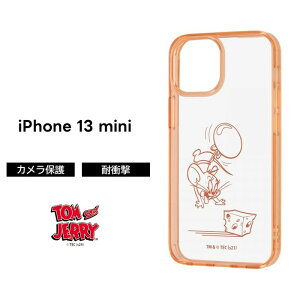 iPhone 13 mini トムとジェリー ハイブリッドケース Charaful ジェリー iPhone13 mini キャラクター かわいい 可愛い