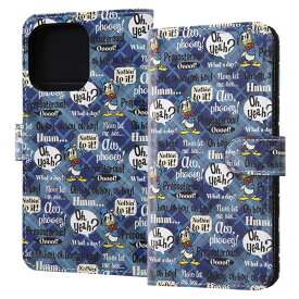【マラソン限定 大特価】 iPhone13 Pro ディズニー カバー ケース 手帳型 レザー 革 保護 マグネット カード入れ ポケット付き 収納 かわいい ストラップ アイフォン ドナルド
