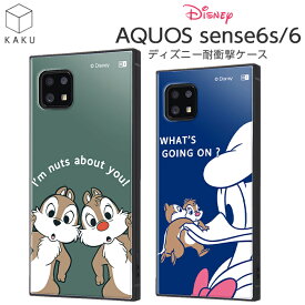 【マラソン限定 P10倍】 AQUOSsense6s AQUOS sense6 ケース ディズニー チップ＆デール ドナルド チップとデール キャラクター 耐衝撃 カバー ソフト ハード 耐衝撃 アクオスセンス6 SHG07 SH-54B SHG05 SH-M19 アクオス 6 エアクッション