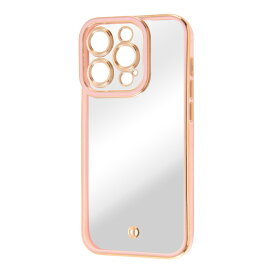【マラソン限定 大特価】 iPhone14Pro ケース メタリックフレーム ピンク ゴールド PINK iPhone 14 Pro プロ カバー ソフト ソフトケース ハード ハードケース スマホケース スマホカバー