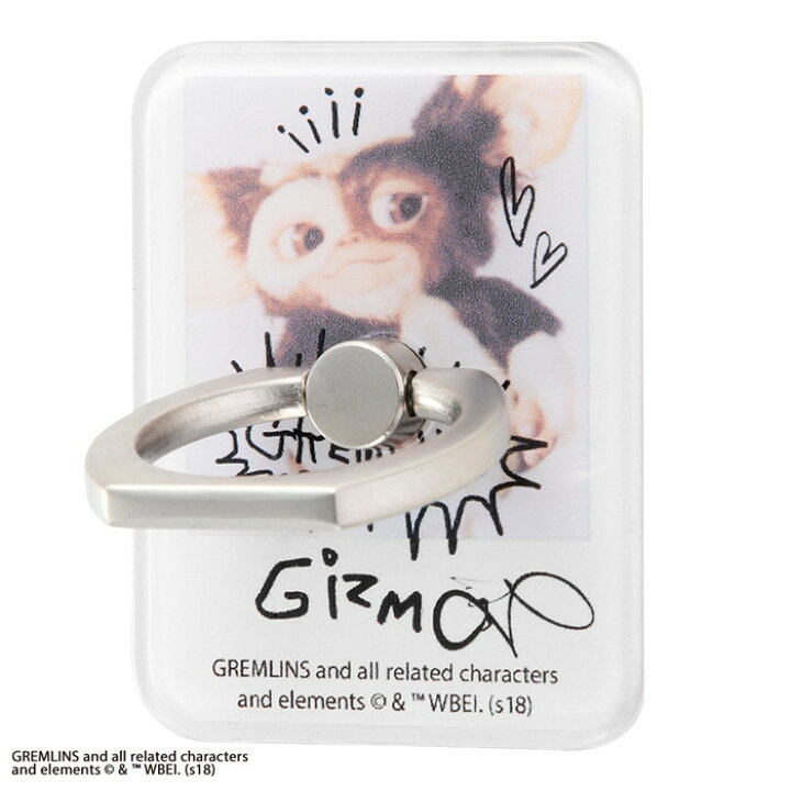 楽天市場 スマホリング キャラクター グレムリン バンカーリング ホールドリング 落下防止 360 スマートフォン用リング アクリル Photo ケース フィルムのwhitebang