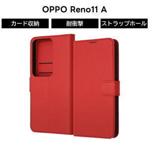 OPPO Reno11 A �P�[�X �蒠�^ �}�O�l�b�g OPPOReno11A CPH2603 �I�b�|���m11A �蒠�^�P�[�X ���U�[ ���b�h �\�t�g �n�[�h �X�}�z�P�[�X �J�[�h���[