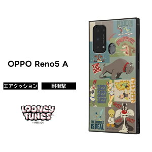 OPPOReno5A ケース ルーニー テューンズ 耐衝撃 OPPO Reno5 A スクエア 四角 保護 ソフト ソフトケース ハード ハードケース スマホケース キャラクター かわいい 可愛い