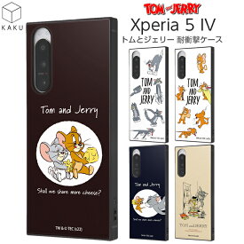 【マラソン限定 P10倍】 Xperia5IV ケース トム＆ジェリー 耐衝撃 Xperia 5 IV スクエア 四角 耐衝撃ケース カバー ソフト ハード ハードケース スマホケース スマホカバー トムとジェリー エクスペリア エクスペリア5 キャラクター