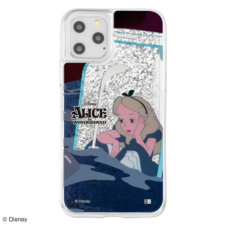 楽天市場 Iphone11 Pro ディズニー カバー ケース 耐衝撃 衝撃に強い 保護 ラメ入り グリッター キラキラ ラメ動く かわいい おしゃれ スマホケース ふしぎの国のアリス ケース フィルムのwhitebang