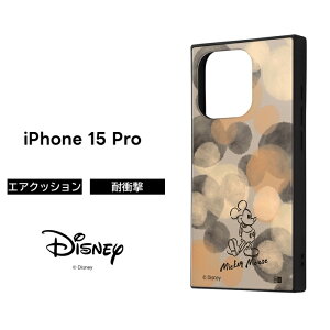 iPhone 15 Pro ケース ミッキー ディズニー 耐衝撃ケース iPhone15Pro アイフォン15プロ スクエア ハイブリッド ソフト ハード スマホケース キャラクター かわいい 可愛い