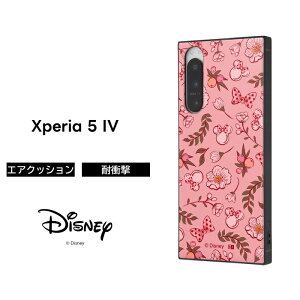 Xperia 5 IV ケース ミニー ディズニー Xperia5IV SO-54C SOG09 XQ-CQ44 丈夫 ハイブリッド 四角 スクエア ソフト ハード スマホケース キャラクター かわいい 可愛い