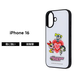 iPhone 16 ケース パワーパフガールズ 耐衝撃 iPhone16 アイフォン16 キャラクター かわいい 耐衝撃ケース ソフト ハード スマホケース 可愛い