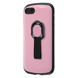 【スーパーSALE限定 大特価】 iPhoneSE3 iPhoneSE2 iPhone8 iPhone7 カバー ケース 耐衝撃 衝撃に強い 保護 傷に強い シンプル かわいい リング付き 頑丈 ハード ソフト スタンド付き ピンク