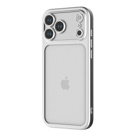 iPhone 17 Pro Max ケース クリア フレームカラー アイフォン17プロマックス 耐衝撃 マット メタリック 指紋防止 さらさら 背面クリア シルバー 一体化 端末カラー 端末色 おしゃれ かわいい 人気 簡単装着 操作性 フィット感 カバー スマホカバー スマホケース